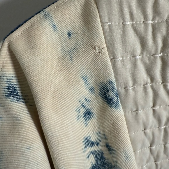 Custom Kimono Style Acid Wash Bleached Jean Denim Jacket - Picture 12 of 12